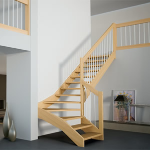 Arke Custom Winder Stairs