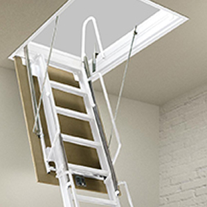 Heavy-Duty Pull Down Attic Stairs