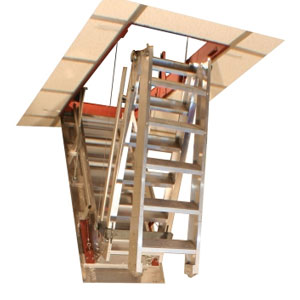 Heavy-Duty Pull Down Attic Stairs
