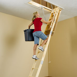 Wood Folding Attic Stairs