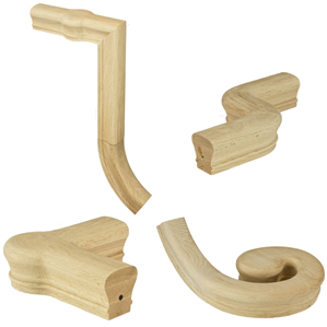 Stair Parts: Handrails, Stair Railing, Balusters, Treads, & Newels -  StairSupplies™