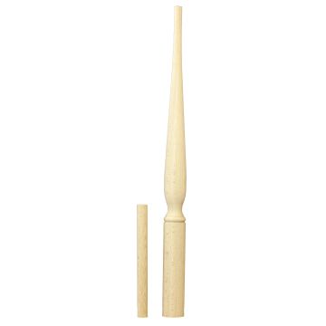 C-4862 Art Deco Adjustable Starting Newel 3-1/4" x 45-1/2" Red Oak