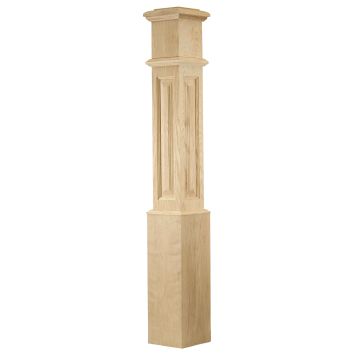 C-4891-RP Box Newel (True Raised Panel) 7-1/2" x 56"
