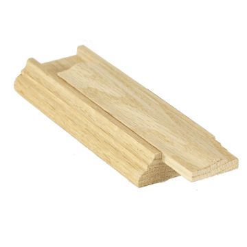 C-6045 1-1/4" Plowed Shoe Rails with Fillets