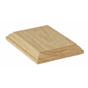 C-7318 Rosette 4-3/16" x 5-3/8" (Rectangle) Oak