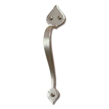 9" x 1-3/4" X 1-5/8" Hand Forged Handle - Satin Nickel
