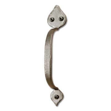 8-1/2" x 1-3/4" x 1-5/8" Hand Forged Handle - Satin Nickel