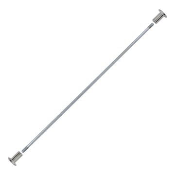20"W Library Ladder Rung Support Kit - Chrome Finish