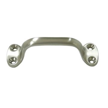 6" Solid Brass Pull - Satin Nickel 