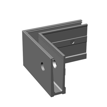 House of Forgings AX40.023.278.D.M Axia Outside 90 Degree U Channel Corner