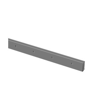 House of Forgings Wall Mounted U-Channel for Glass Panels