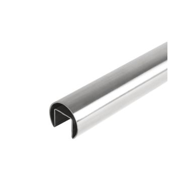 House of Forgings AX00.030.065.A.SP 5000 mm Axia Round Glass Cap Rail