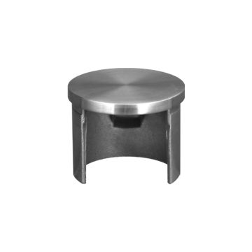 House of Forgings AX00.030.120.A.SP Axia Flat End Cap for Round Glass Cap Rails