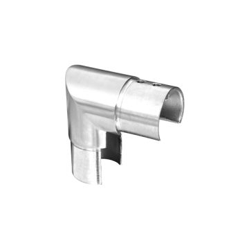 House of Forgings AX00.032.171.A.SP Axia Vertical 90 Degree Fitting Round Glass Cap Rails