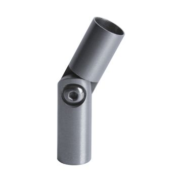 House of Forgings AX10.010.082.A.SP Axia Inline Adjustable Angle Connector for Round Tube Infill