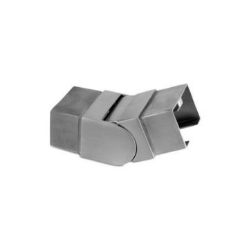 House of Forgings AX00.032.310.A.SP Axia Vertical Adjustable Fitting Square Glass Cap Rails