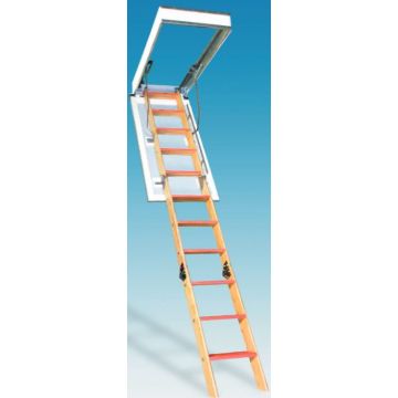 Bessler BE-119 Series One Hour Fire Rated Wood Attic Stairs - 350 lb Capacity