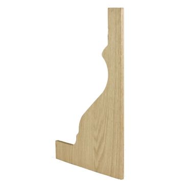 C-8028-V Tread Bracket (Veneered) Oak