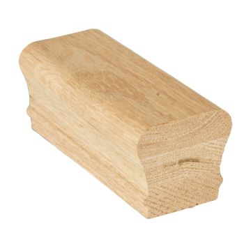 C6210-S Classic 2-5/8" x 2-3/8" Solid Cap Handrails