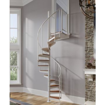 Mylen Condor 42"D Powder Coated Spiral Stairways