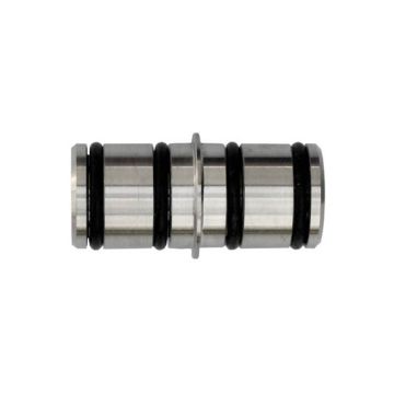 Quiet Glide NT.1405.SS Round Rail Connector - 304 Stainless Steel