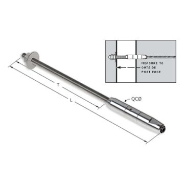Feeney 9904-PKG 1/8" Quick Connect Threaded Terminal