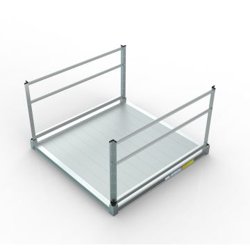 Solid Treads with Two-Line Handrails