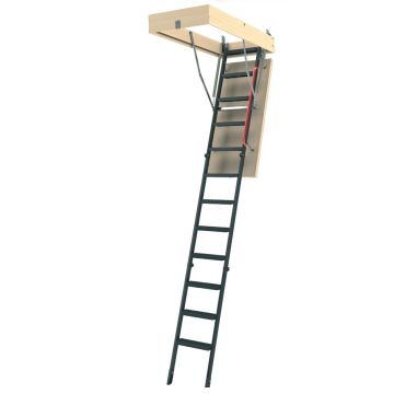 Fakro LME Series Steel Insulated Attic Ladders - 400 lb Capacity