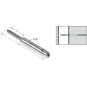 Feeney 9905DL-PKG 1/8" Quick Connect Lag