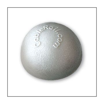 Feeney CableRail Silver Colored End Cap Package (10/pkg)