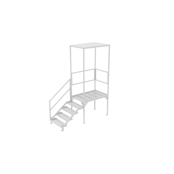 EZ-ACCESS FORGG2942 FORTRESS&reg; Aluminum Grip Grate OSHA Stair System 29" - 42-1/2" Adjustable Height