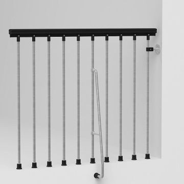 Arke Enduro Spiral Stairway Balcony Rail Kit - 3' 10