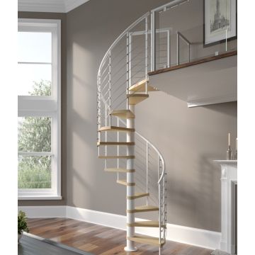 Mylen Hayden 42"D Powder Coated Spiral Stairways