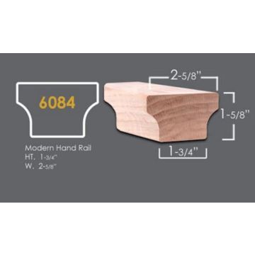 House of Forgings 6084 Profile Modern Handrails