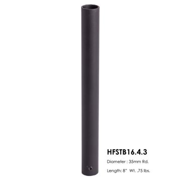 House of Forgings HFSTB16.4.3 Satin Black Newel Sleeve