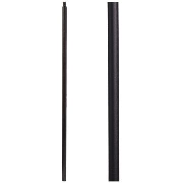 House of Forgings HFSTB16.5.11-T Round Newel - Satin Black