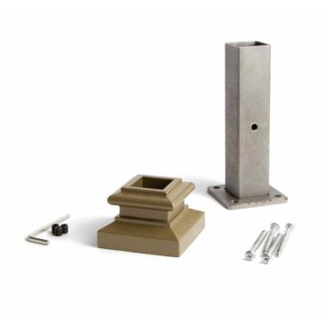 House of Forgings 16.2.3 - 1-3/16" Newel Mounting Kit - Dorado Gold