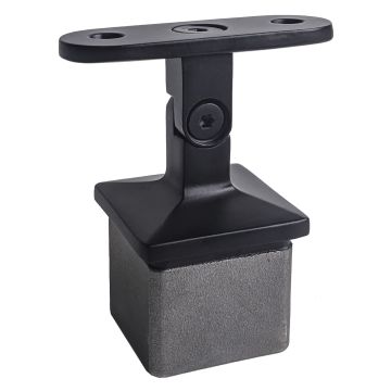 House of Forgings AX20.005.031.A.STB Adjustable Square Post Handrail Support
