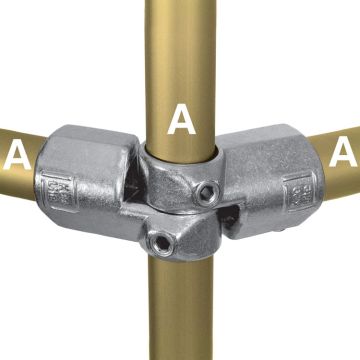 Kee Safety Kee Lite Aluminum Adjustable Side Outlet Tees