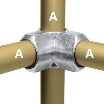 Kee Safety Kee Lite Aluminum 90 Degree Side Outlet Tees