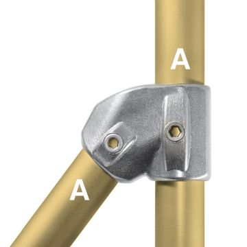 Kee Safety Kee Lite Aluminum 30 to 60 Degree Single Socket Tees