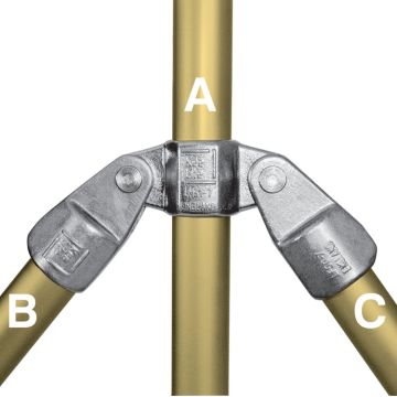 Kee Safety Kee Lite Aluminum Double Swivel Sockets
