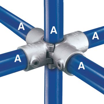 Kee Safety A40-8 Kee Klamp Split Four Socket Cross