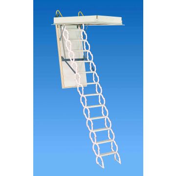 Rainbow Prestige Scissor Style Steel Attic Stairs - 350 lb Capacity