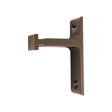 Vertical Bracket for Rolling Library Ladder Top Guides - Oil Rubbed Bronze Finish