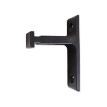 Vertical Bracket for Rolling Library Ladder Top Guides  - Black Finish
