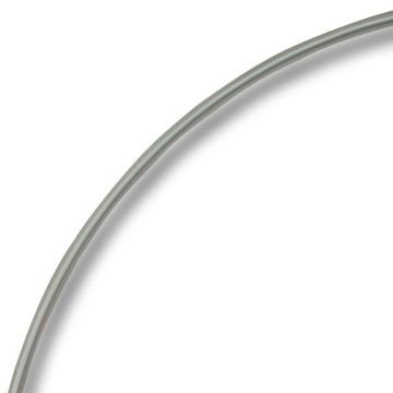 Library Ladder Curved Corner Rail Sections - Satin Nickel Finish