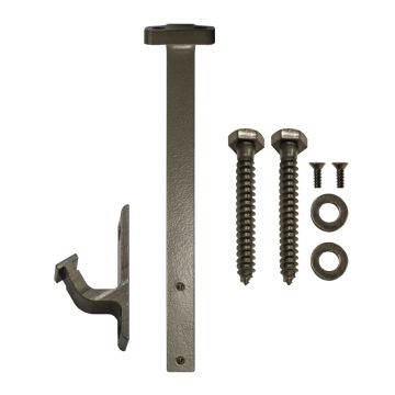 Ceiling Mount Rail Bracket for Rolling Hook Ladder - Oil Rubbed Bronze Finish