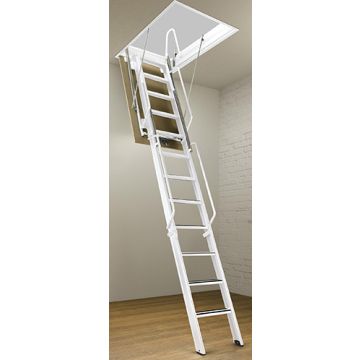 Rainbow F Series Steel Folding Attic Stairs - 7'4