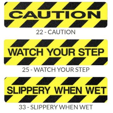 Sure-Foot Master Stop Anti-Slip Abrasive Message Tread Strips